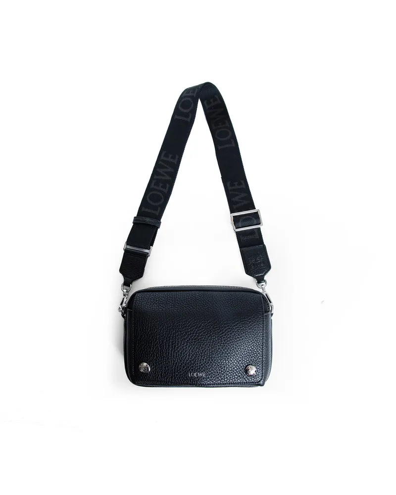 Loewe Small Pebble messenger bag Black