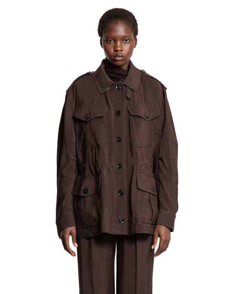 Tom Ford Military Jacket Brown