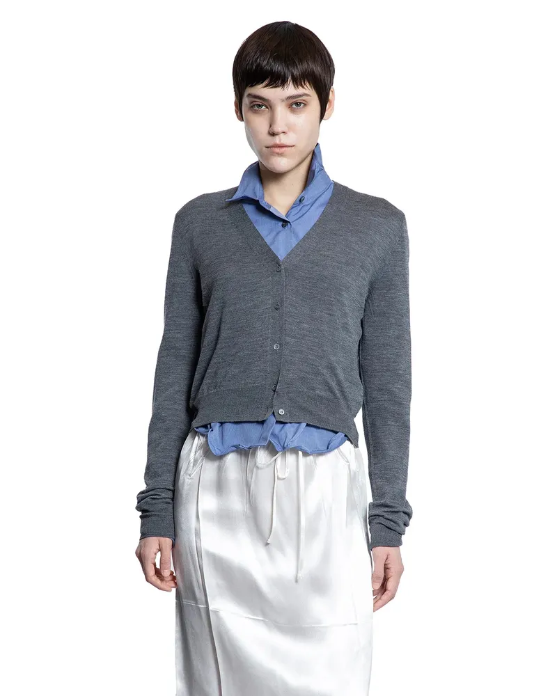 Prada Cardigan di lana Grey