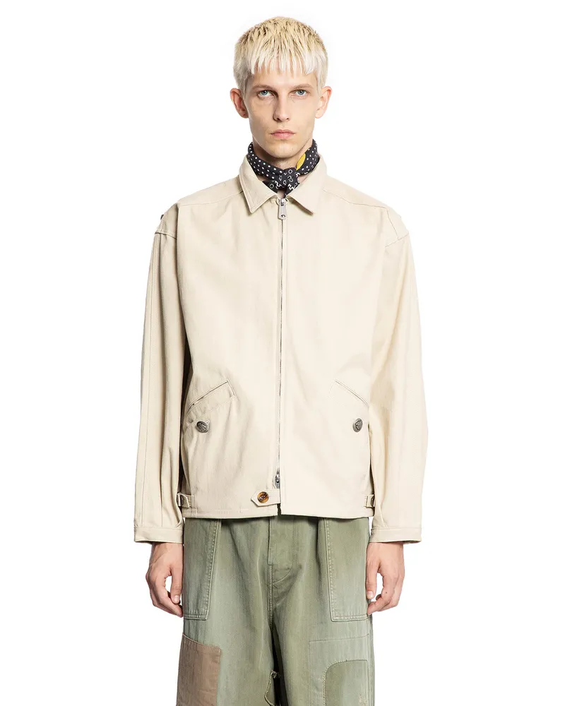 KAPITAL ZIP-UP KAYAK PAW-PAW blouson Beige