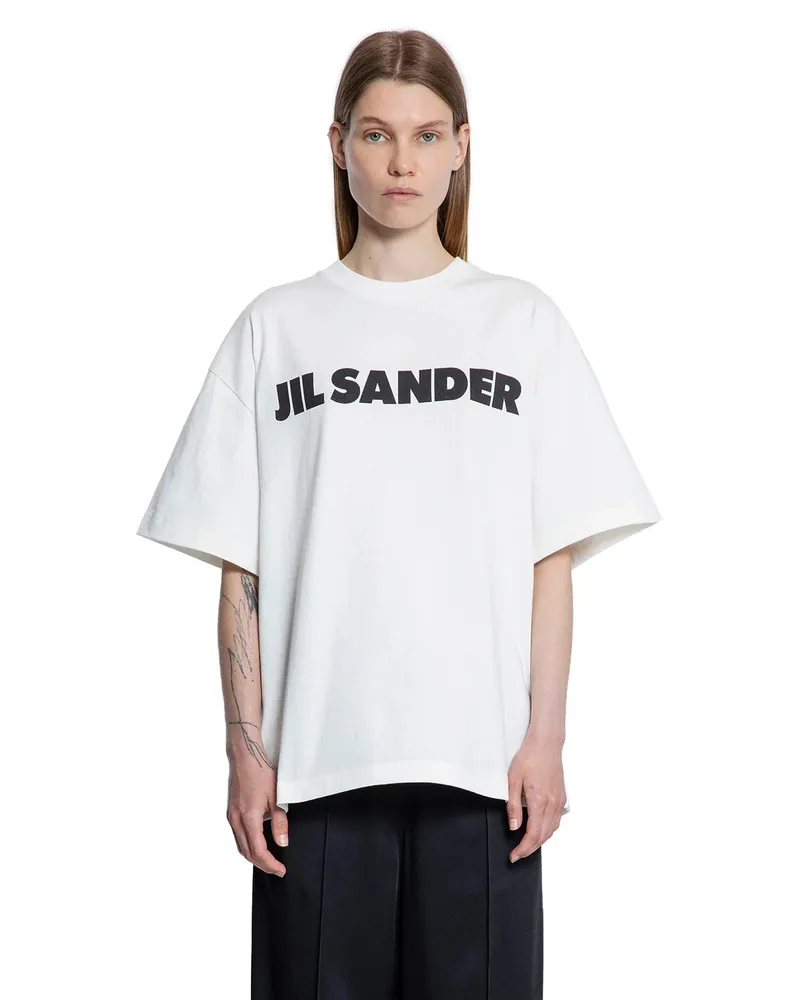 Jil Sander Logo t-shirt White