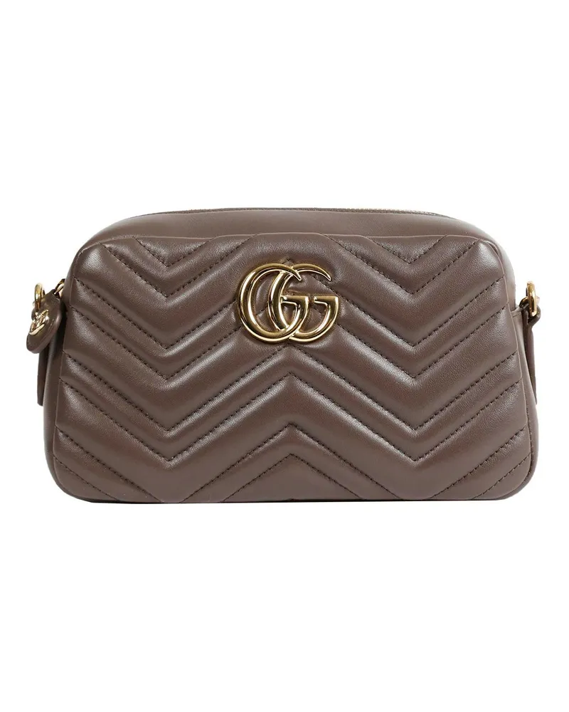 Gucci GG Marmont Small Camera Bag Brown