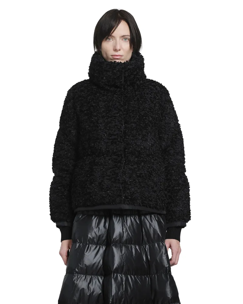 Moncler Sittelles Short Down Jacket Black