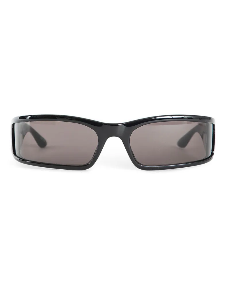 Balenciaga Sunset Rectangle Sunglasses Black