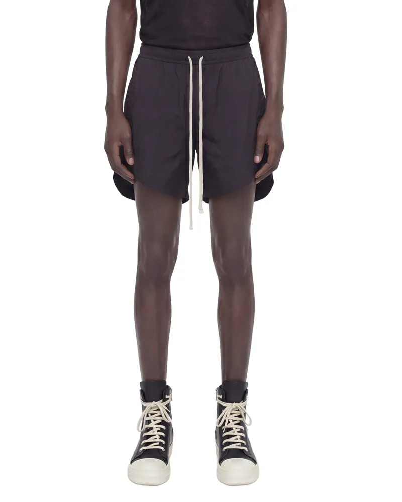 Rick Owens Cotton Poplin Boxers Black
