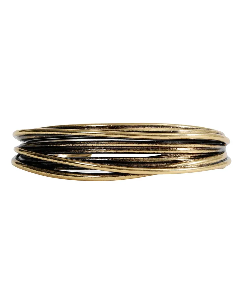 PANCONESI Orbit Wrist Cuff Small Gold