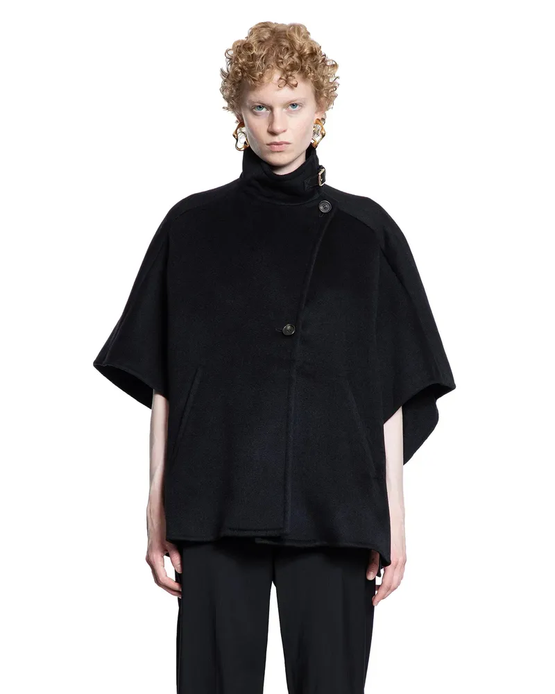Max Mara Derrik Cashmere Cape Black