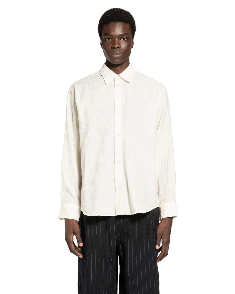 Studio Nicholson Visualizza Camicia Matelassé Off-white
