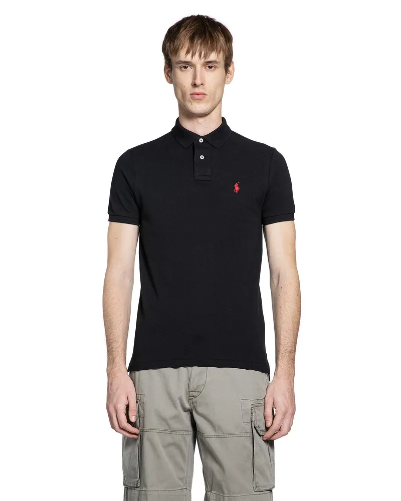 Ralph Lauren The Iconic Mesh Polo Shirt Black