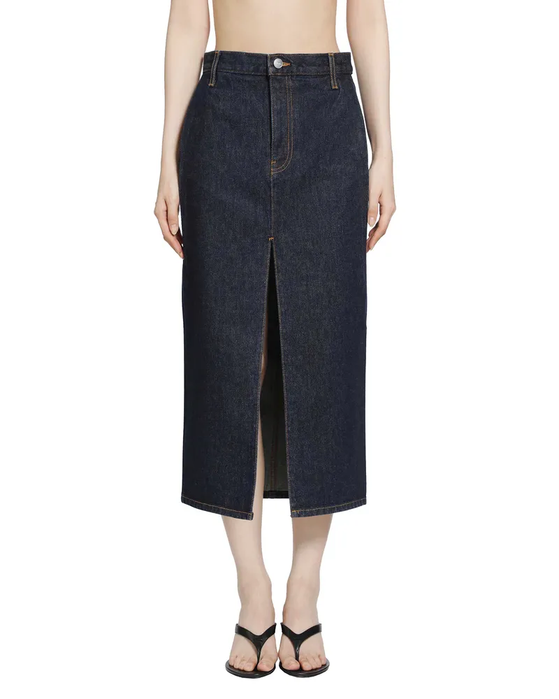 KHAITE Anden Skirt Blue