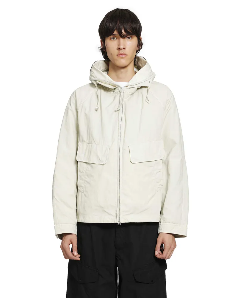 C.P. Company Twill Mixed Explorer Jacket Silver