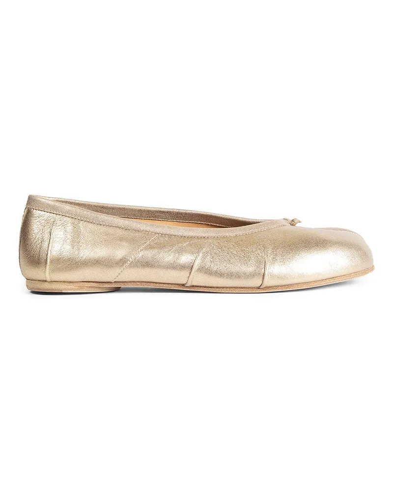 Maison Margiela Tabi New Ballerinas Gold