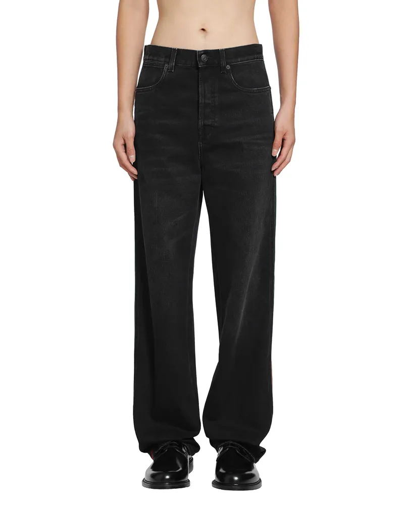 Gucci Cotton Denim Pants Black