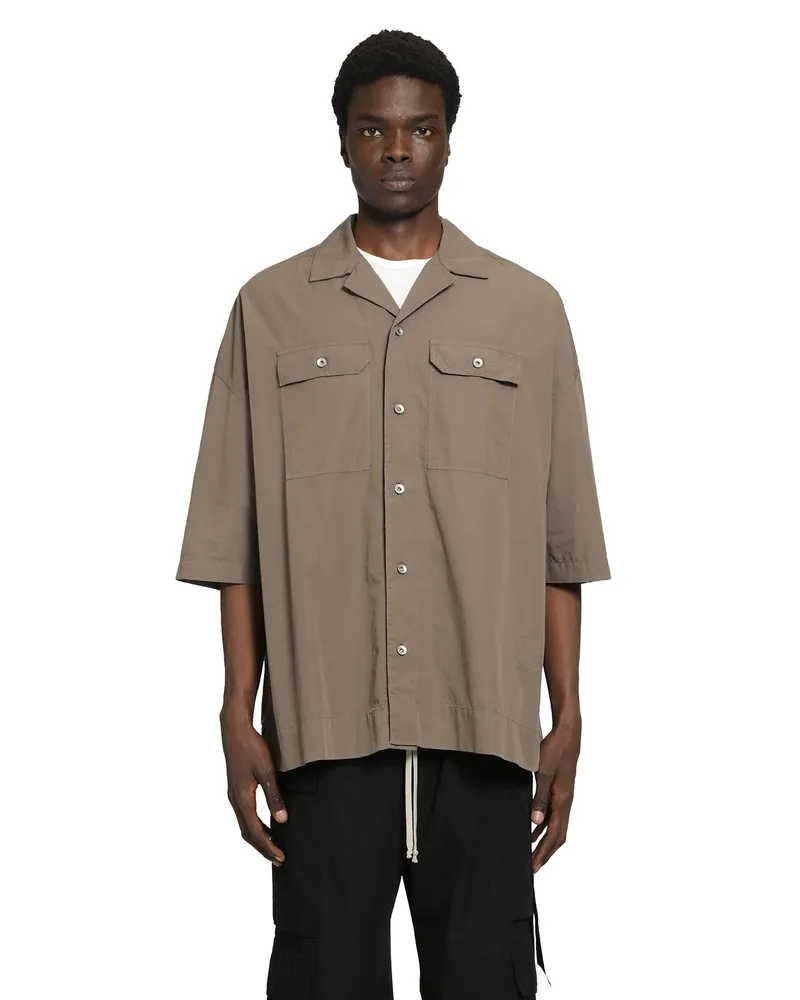 DRKSHDW by Rick Owens Temple Magnum Tommy Shirt Grey