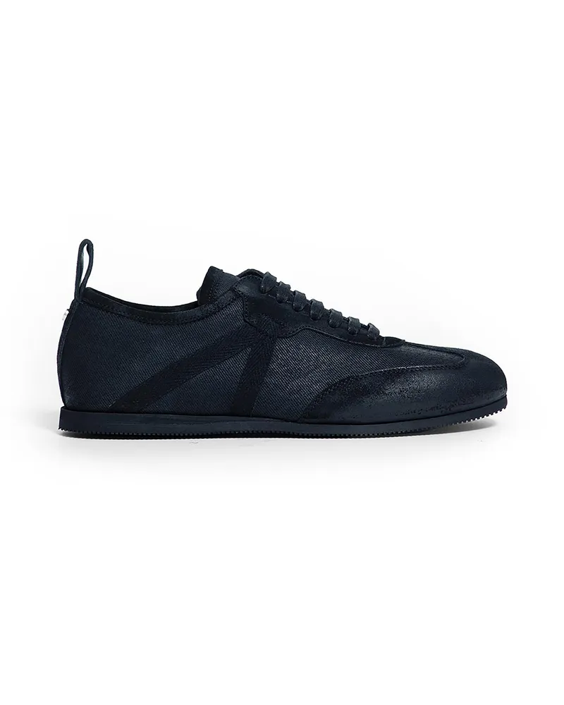 Ann Demeulemeester Siru Soft Low-Top Boxing Sneakers Black