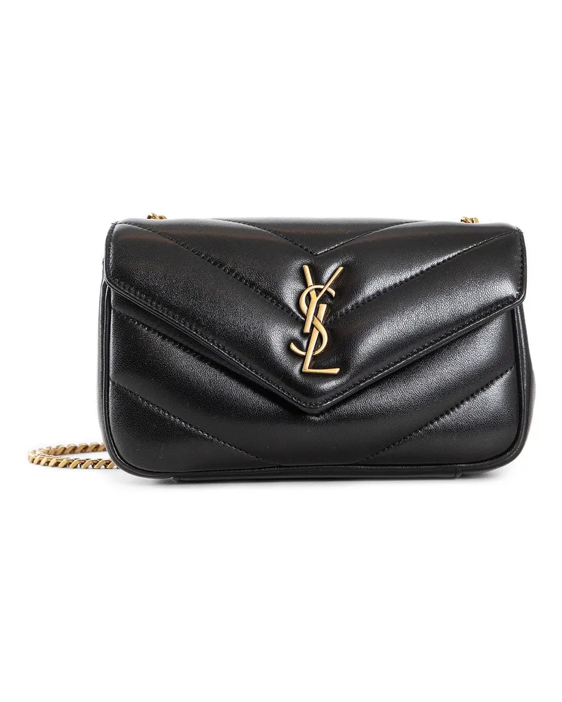 Saint Laurent Loulou Mini in Lambskin Black