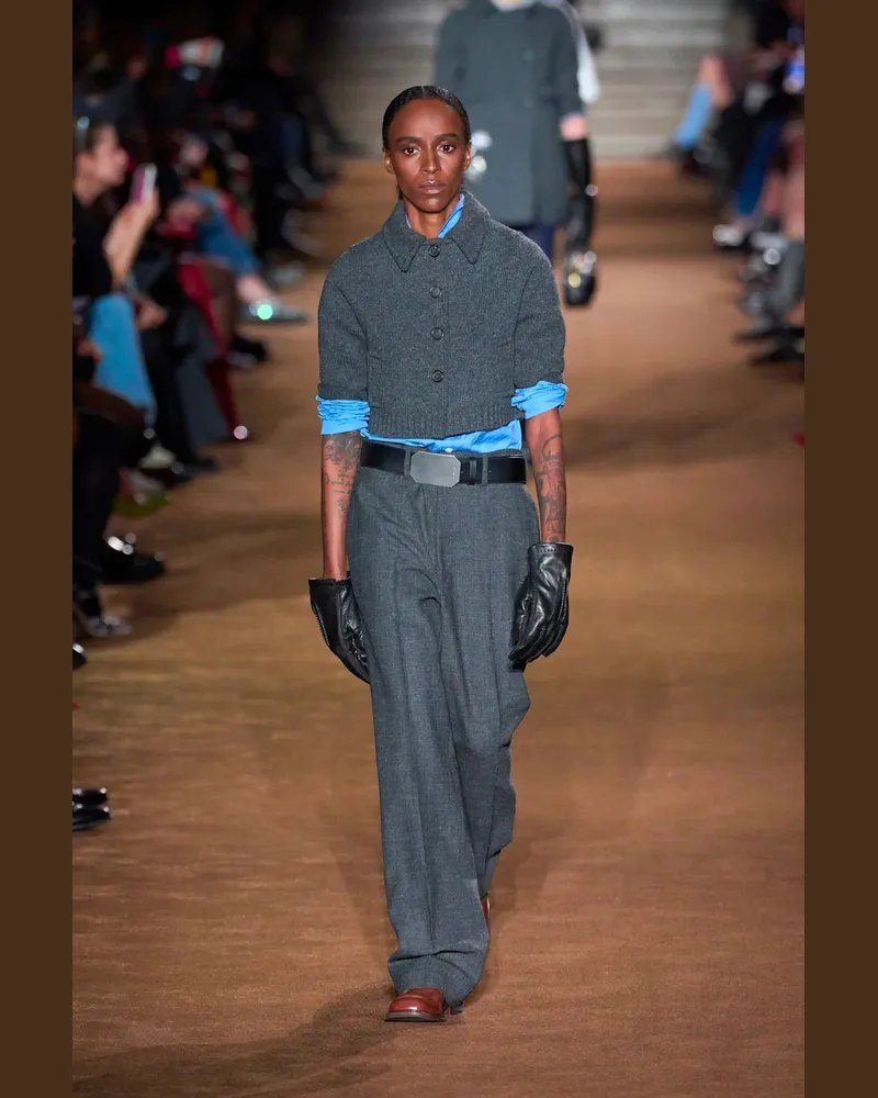 Miu Miu Cintura con fibbia in metallo City Black
