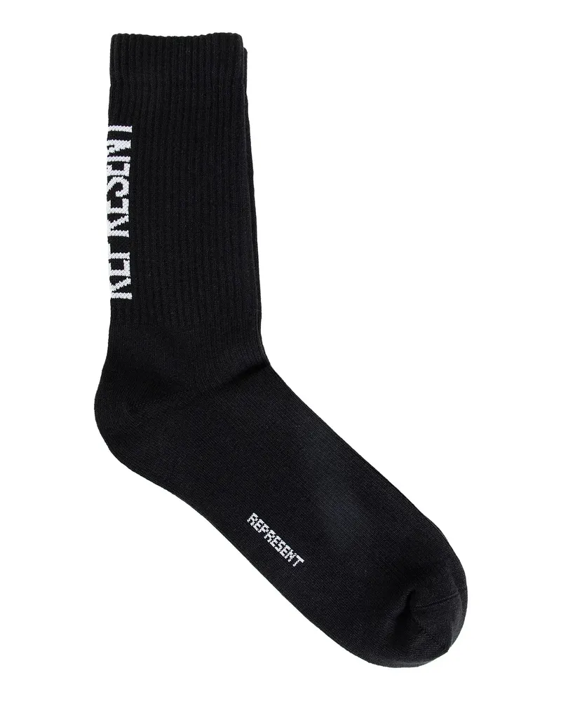 REPRESENT Logo socks Black