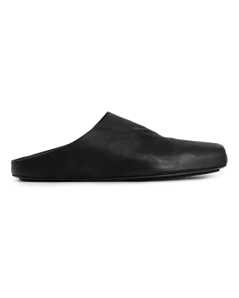 Uma Wang MAN BLACK MULES Black