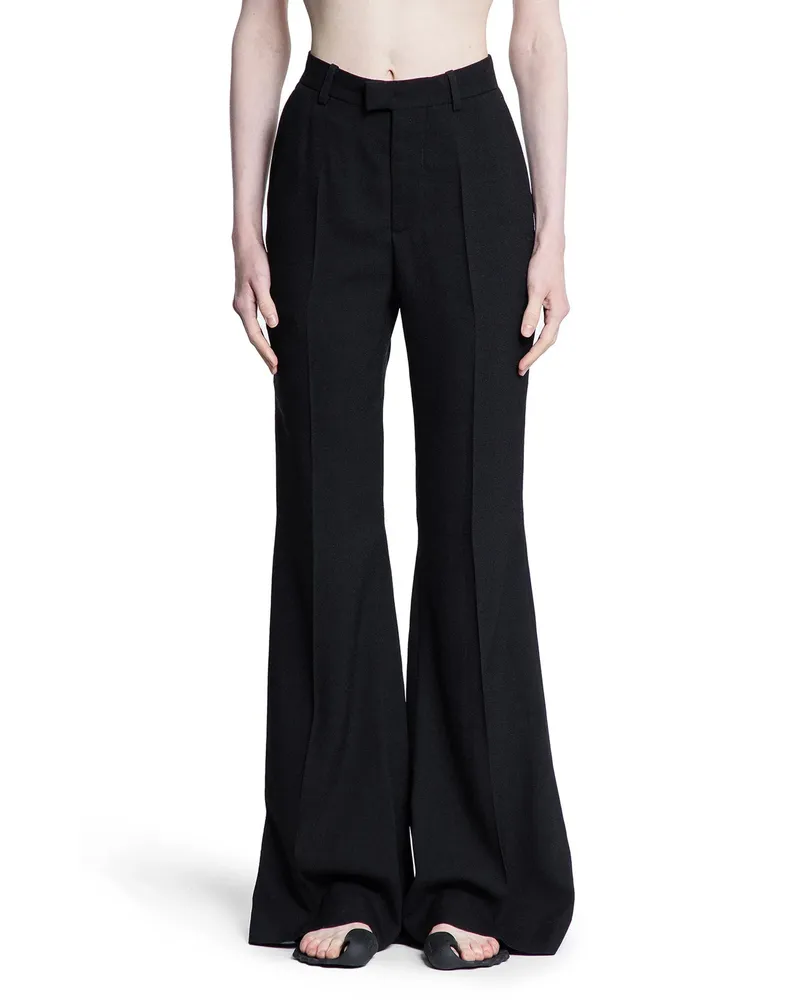 Balenciaga WOMAN BLACK TROUSERS Black