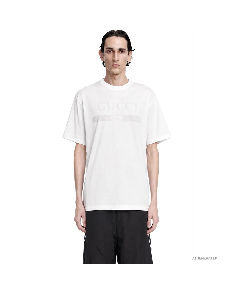 Gucci Interlocking G Web T-Shirt White