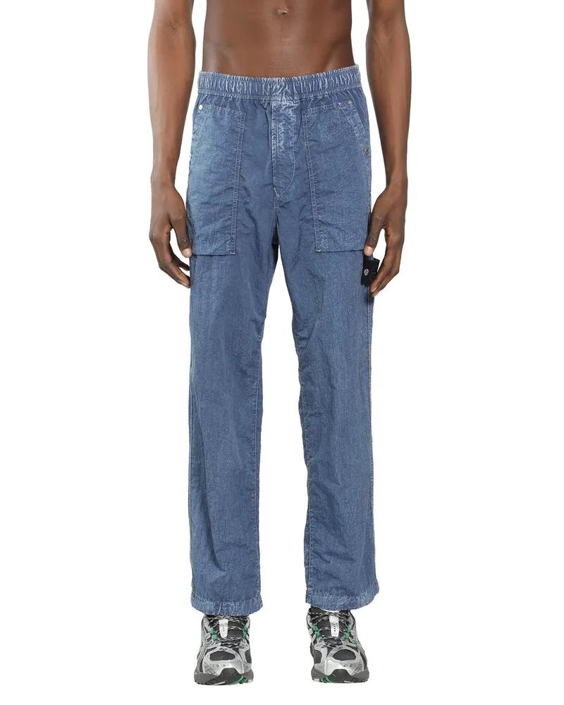 Stone Island 3100001 Nylon Indigo TC Trousers Blue