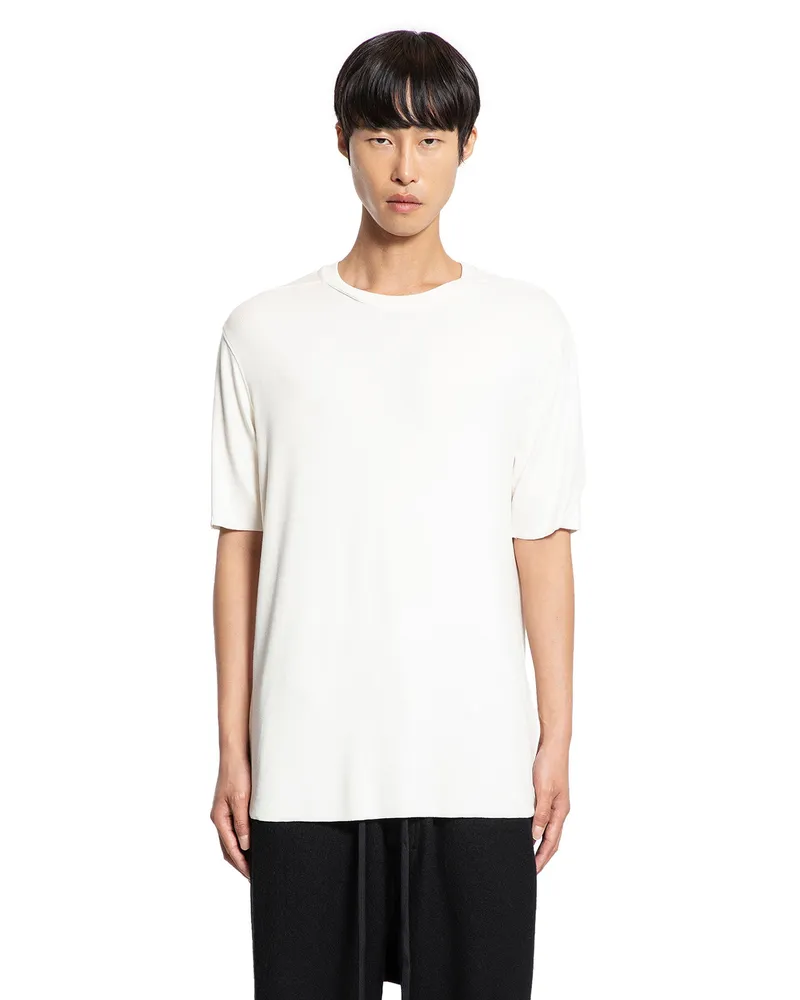 THOM KROM Stretch Viscose T-Shirt White