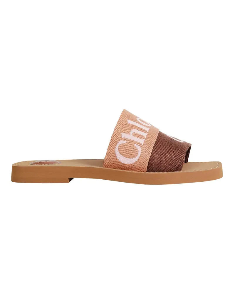 Chloé Woody Sandlas Pink