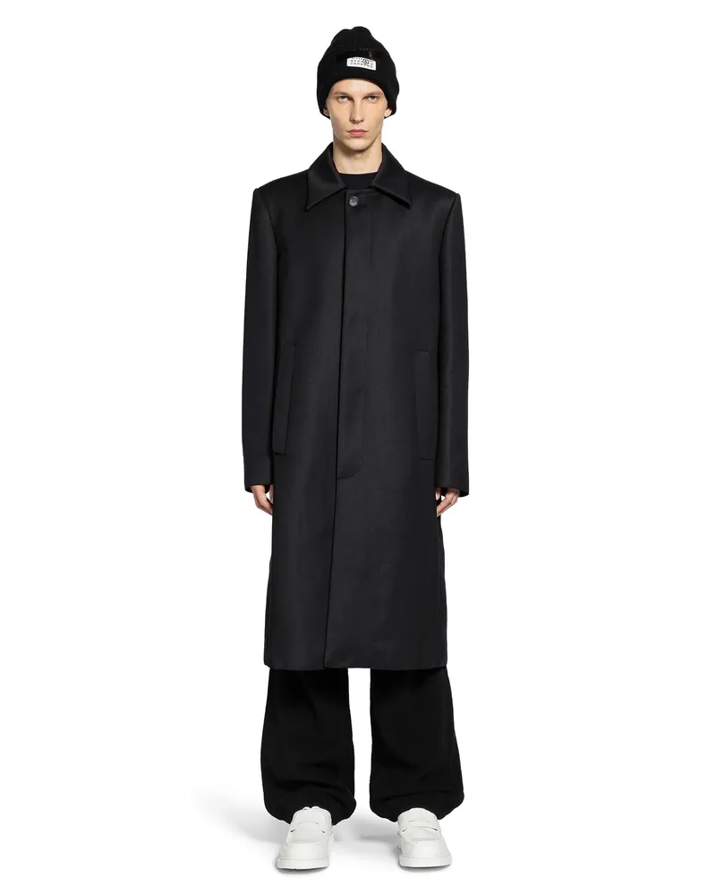Maison Margiela Wool Coat Black
