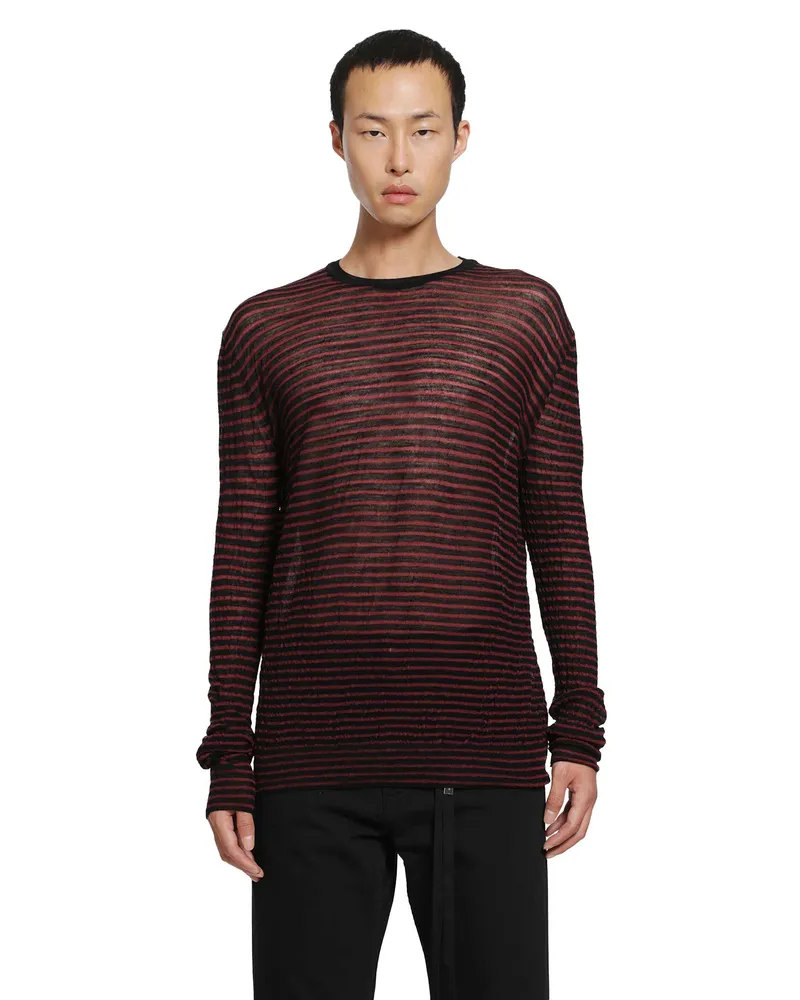 Ann Demeulemeester Racin Sweater Red