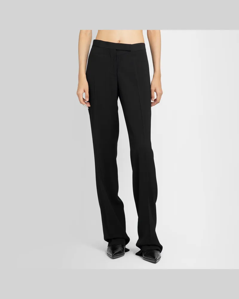 Ann Demeulemeester Emilia Asymmetric Low Waist Trousers Black