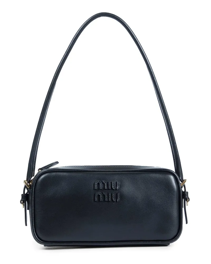 Miu Miu Leather Pouch Black
