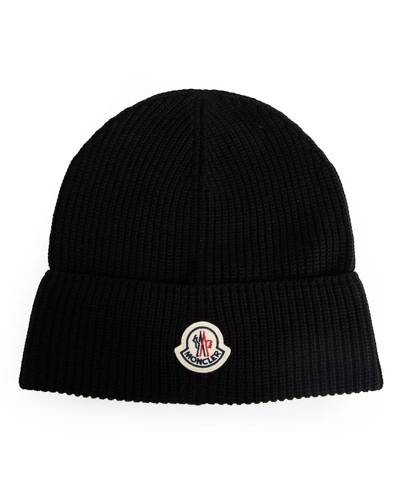 Moncler Cotton Beanie Black