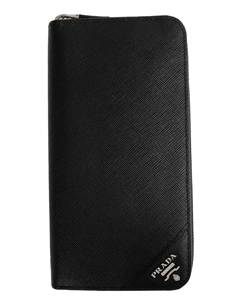 Prada Saffiano Leather Wallet Black