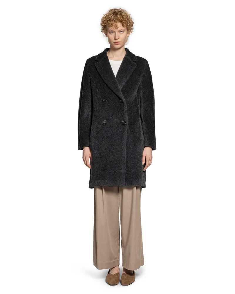 Max Mara WOMAN BLACK COATS Black