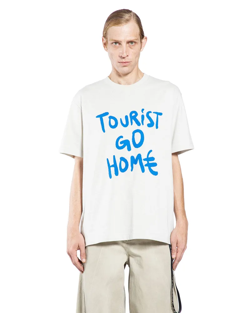 44 LABEL GROUP Tourist Go Home T-Shirt Off-white