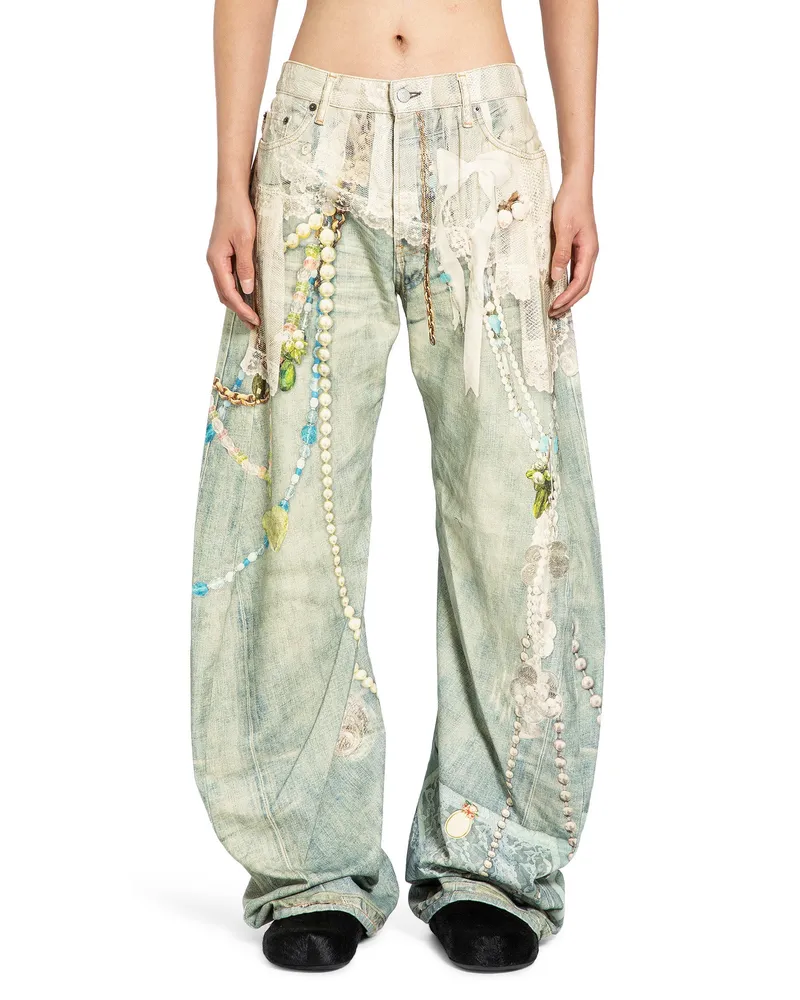 Acne Studios Pantaloni a vestibilità rilassata Multicolor