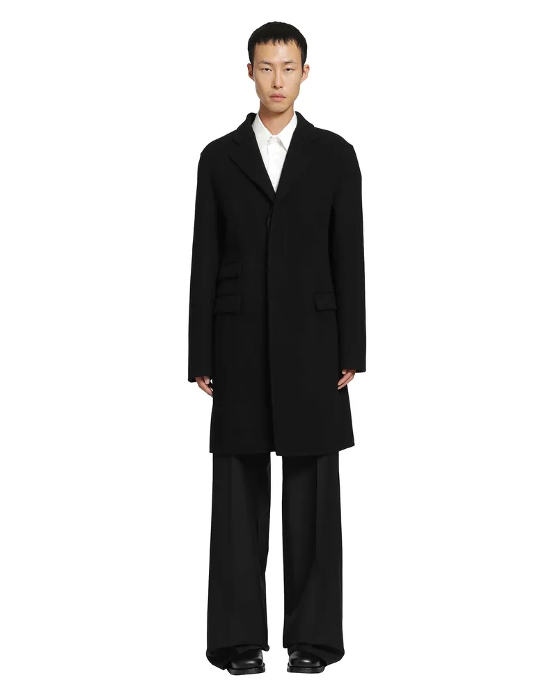 The Row Zori Coat Black