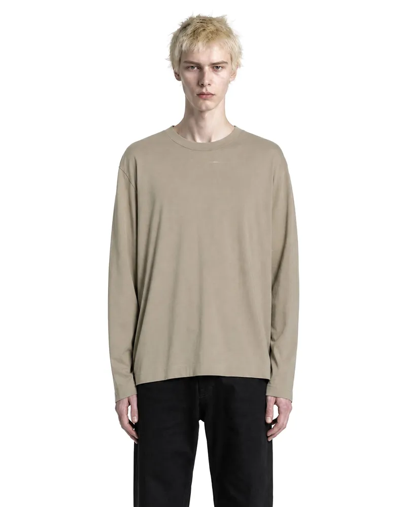 Our Legacy Box Long Sleeve T-Shirt Beige