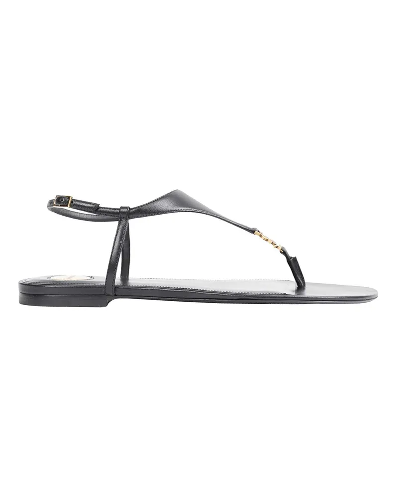 Saint Laurent Cassandra Sandals Black