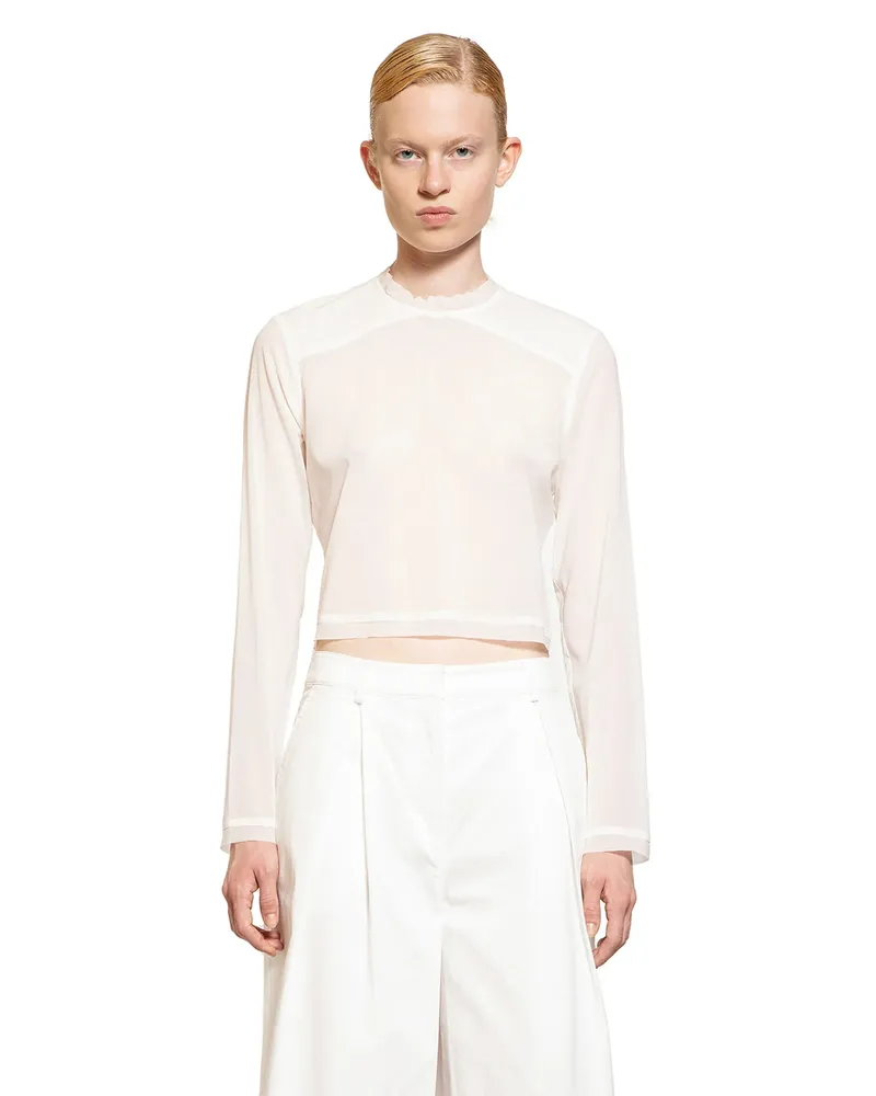 The Garment Sage Shoulder Blouse White