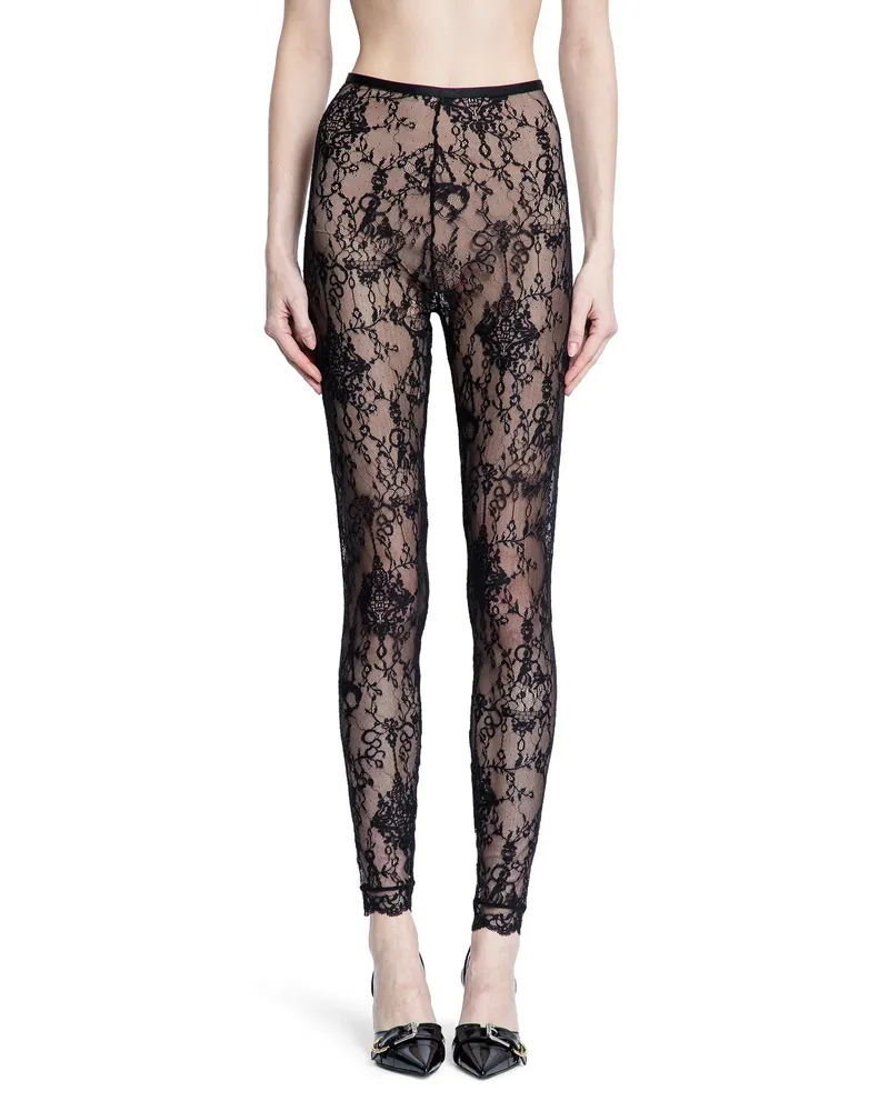 Givenchy Chandelier Lace Leggings Black