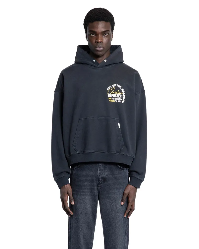 REPRESENT Out Of The Shadows Hoodie Black