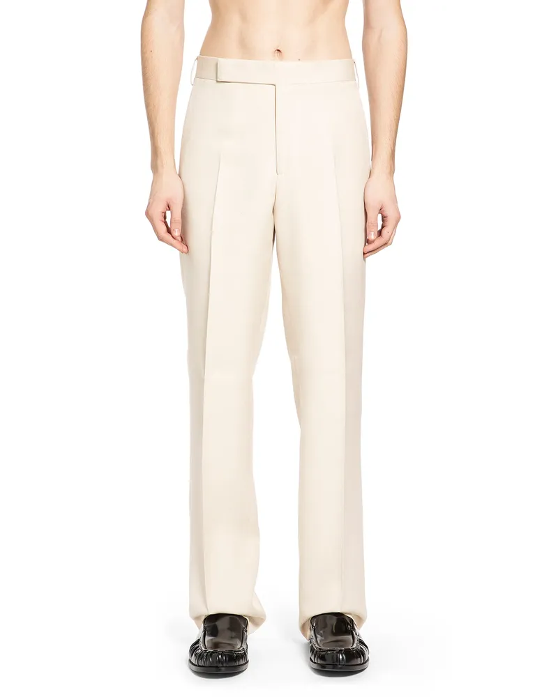 LARDINI Ecovero Trousers Beige