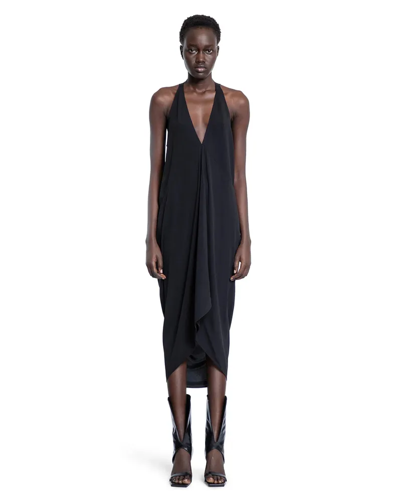 Rick Owens Vestito Hollywood Kite Tank Black