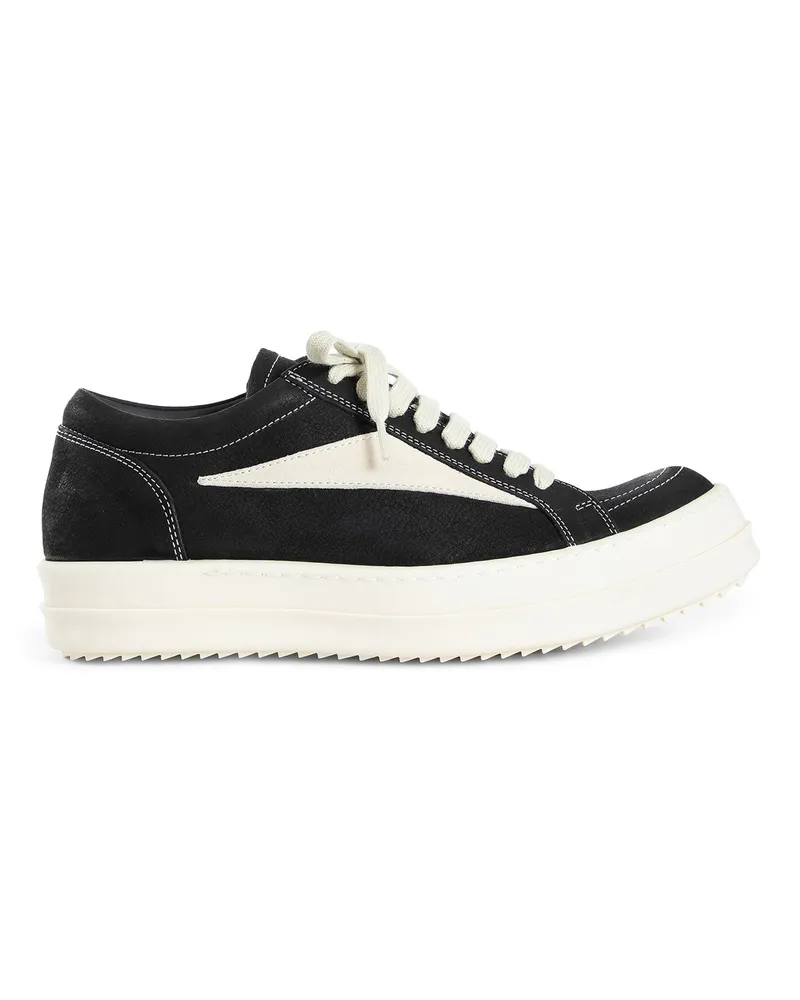 Rick Owens Concordian Vintage Sneaks Black&white