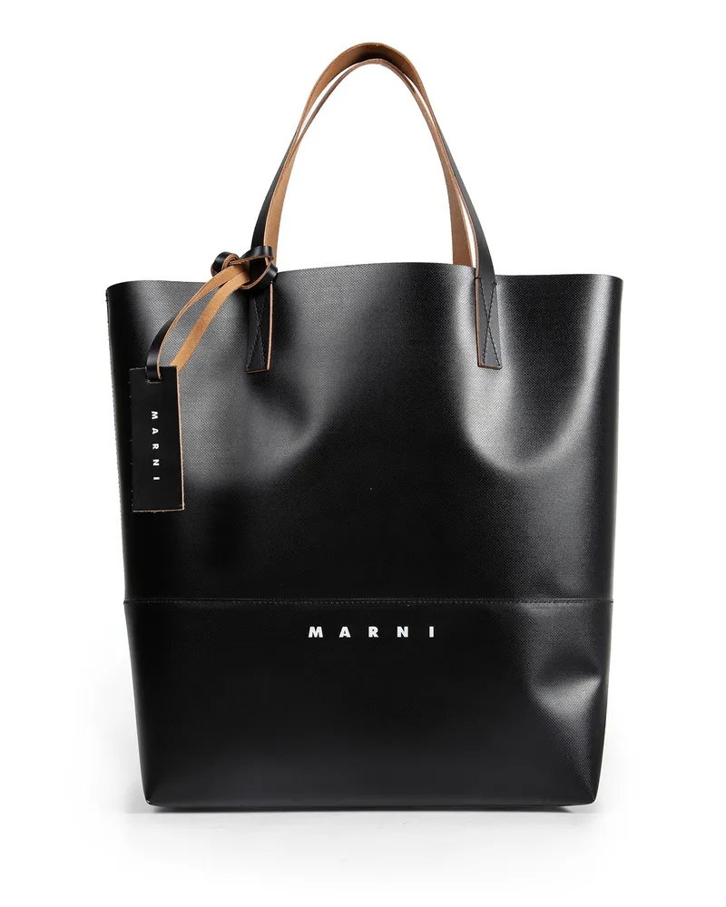 Marni Open Shopper Tote Black