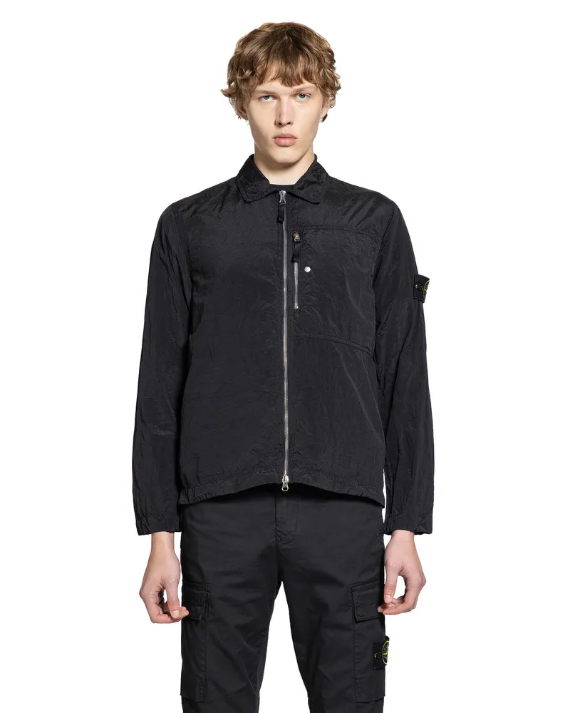 Stone Island MAN BLACK SHIRTS Black