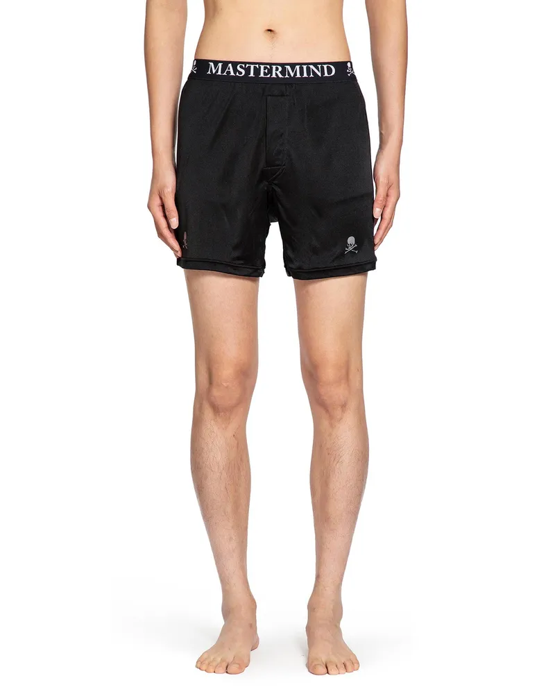 Mastermind World Silk Logo Boxers Black