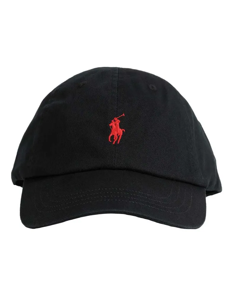 Ralph Lauren Pony Twill Sports Cap Black